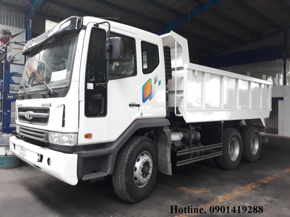 Giá Xe Tải Ben Tự Đổ 15T Daewoo Novus 3 Chân 15 Tấn Thùng 10 Khối