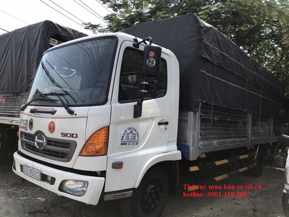 quy trinh mua ban xe tai cu