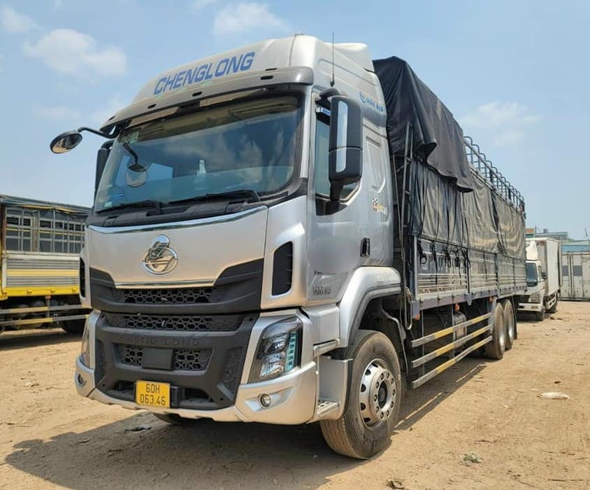 Thu mua xe tải chenglong 3 chân 14 tấn, 15 tấn cũ Giá Cao