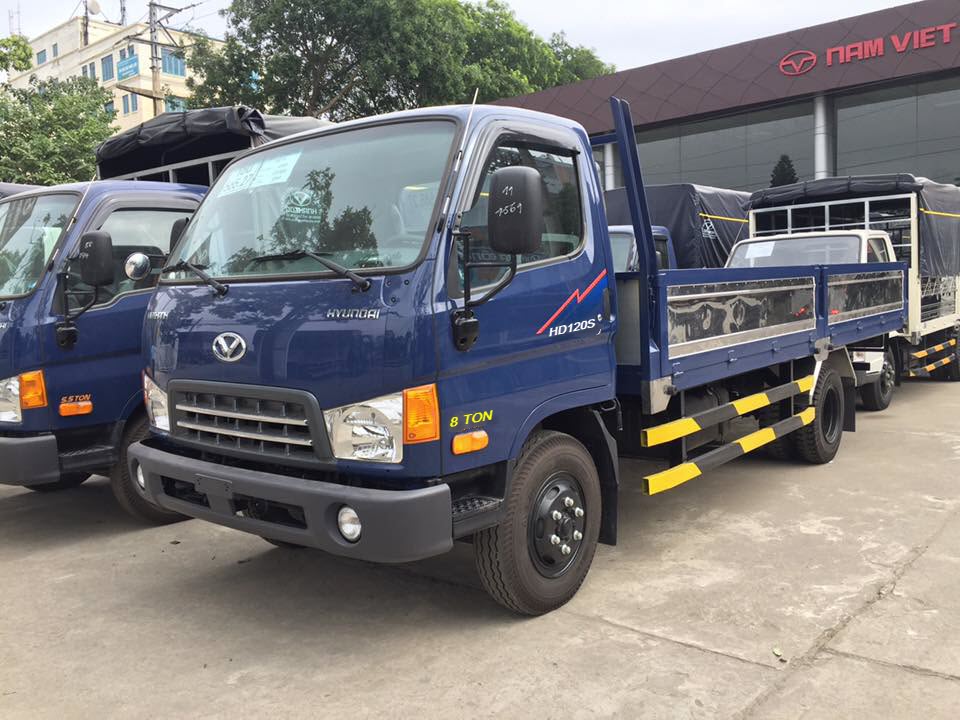 Đặc điểm của xe tải 8 tấn Hyundai HD120S thùng lửng dài 6m2